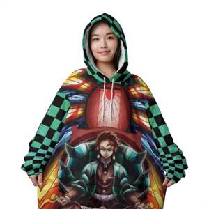 Personalized Sherpa <b>Fleece</b> <b>Hoodie</b> with Custom Prints - Soft and Comfortable <b>Hoodie</b> for Winter Fashion - Product Image 6