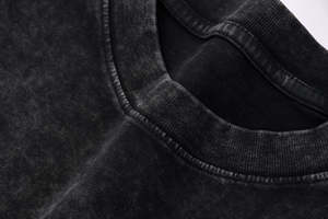 เสื้อยืดสีดำวินเทจสำหรับผู้ชายโอเวอร์ไซส์ไซส์เสื้อยืดผ้าฝ้ายรุ่นเฮฟวีเวตลำลองเสื้อยืดซักได้สำหรับผู้ชาย - Product Image 3