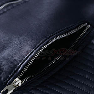 Veste en cuir de peau de vache de qualité supérieure pour hommes Vêtements de sport imprimés sur mesure Plus Size Option Made in Pakistan - Product Image 3