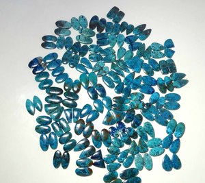 Par suelto de piedras preciosas de cabujón de cuarzo Shattuckite Natural de alta calidad para la fabricación de joyas, suministro al por mayor de precio superior - Product Image 5