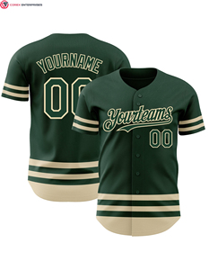 Camisetas de béisbol sublimadas transpirables Camiseta de equipo de béisbol Camiseta de botón completo clásica Premium personalizada - Product Image 2
