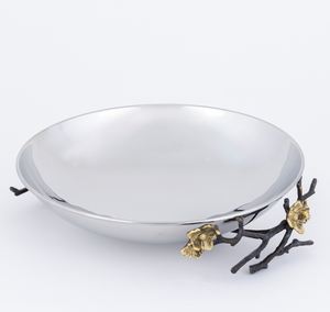 Modern Floral Brass Glazed Salad & Fruit Bowls Nut Bowls <b>Trays</b> Decorative Items Factory Direct New Design Metal Bowls - Product Image 5