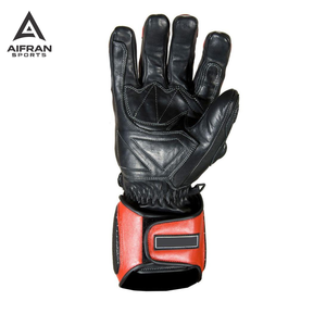 Gants de moto personnalisés AIFRAN Racing Gear en cuir avec protection rigide en fibre de carbone, respirants, pour la course et la conduite - Product Image 3