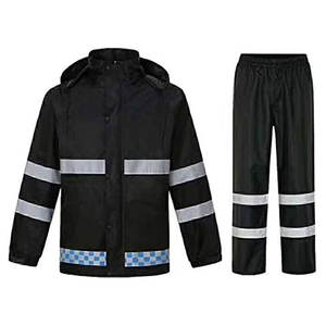 Uniformes DE SEGURIDAD DE FÁBRICA al aire libre impermeable general reflectante impermeable conjunto Hi Vis traje de lluvia para la construcción - Product Image 5