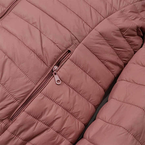 Wholesale New Arrival Custom Logo Printed Quilted <b>Waterproof</b> Winter Puffer <b>Jacket</b> Women <b>Plus</b> <b>Size</b> Option High Quality Fabric - Product Image 4