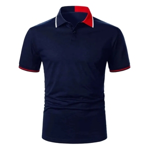 เสื้อโปโลแขนสั้นของผู้ชายเสื้อโพลีเอสเตอร์แห้งเร็วปักยี่ห้อปรับแต่งได้สำหรับสวมใส่ทุกวันหรือเล่นกีฬา - Product Image 1