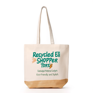 Borsa Shopper in Tessuto Riciclato, Gadget Promozionale Sostenibile, Ecologica e Alla Moda - Product Image 3