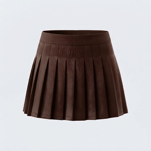 Nueva llegada, falda transpirable y ligera para mujer, colores sólidos, logotipo personalizado, estilo casual, para usar en todas las estaciones. - Product Image 4