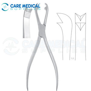 คีมจับกระดูกแบบตรงชนิดใช้มือ ทำจากเหล็กกล้าไร้สนิมคุณภาพสูง ขนาด 27 ซม. ยี่ห้อ Stille Liston สำหรับศัลยกรรมกระดูก - Product Image 3