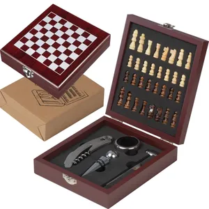 Ensemble de vin en bois personnalisé pour des cadeaux uniques - Product Image 1
