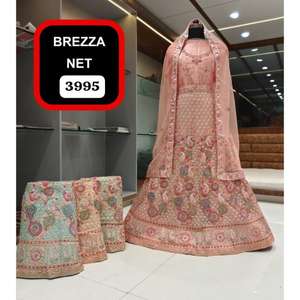 Nuevo Estilo 2023 Lehenga Choli con Bordado Intenso para Fiesta, Disponible a Precio de Mayoreo desde India - Product Image 4