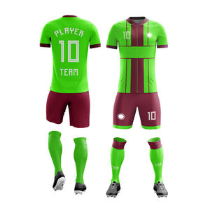 Maillot de football personnalisé pour hommes adultes 100% polyester impression numérique respirant anti-UV extensible antibactérien séchage rapide col rond - Product Image 4