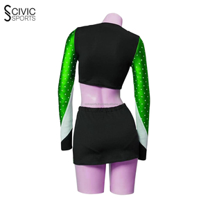 Uniforme de porristas All Star Cheerleader Girls Competición Uniforme Disfraces Diamantes de imitación Uniformes de porristas Disfraz - Product Image 2