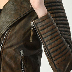 Women's Lightweight Genuine <b>Leather</b> Jacket Comfortable Easy Wear Breathable Waterproof Windproof Eco-Friendly Cow <b>Leather</b> Winter - Product Image 6