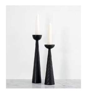 New Design Candle <b>Holder</b> Custom Sizes <b>Black</b> Coated Handmade Perfect Church <b>Candlestick</b> Stand New Prices Custom Shapes - Product Image 6