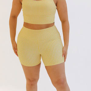 Short de yoga taille haute pour femme à prix réduit Vêtements de sport à compression à séchage rapide Short de sport d'entraînement et de fitness pour femme - Product Image 1