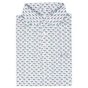 Haute qualité Logo personnalisé imprimé surdimensionné Fit Polyester chemise pour hommes bricolage blanchi Style réel taille américaine de haute qualité vierge tricoté - Product Image 4