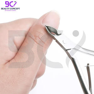 Coupe-ongles en acier inoxydable, pince à cuticules avec ouverture large et lame courbée - Outils professionnels pour les ongles des doigts et des orteils - Product Image 5