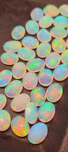 Opale de feu Welo naturelle blanche AAA, taille ovale 9x7mm, pierre précieuse en vrac pour la fabrication de bijoux, 2-3 carats, certifiée par un tiers, Mehrajudin - Product Image 2