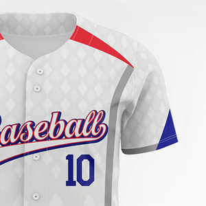 Ropa deportiva 2025 Jersey de béisbol para hombre Jersey de sublimación de calidad superior en precio barato Jersey de béisbol y softbol OEM con servicio - Product Image 6