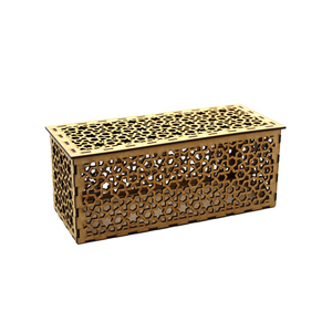 Boîte de rangement décorative personnalisée en vrac de couleur pêche en métal de forme ronde pour mariage dernière conception pour la décoration de la maison emballage en carton - Product Image 6