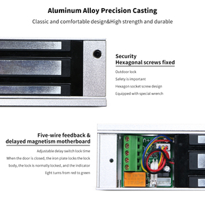 Anjielo thông minh khóa cửa 12V điện từ khóa điện từ cho cửa cổng truy cập - Product Image 3