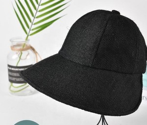 100% yute ecológico sombrero de sol para mujer gorra de paja plegable para playa al aire libre paja de cáñamo transpirable para niñas - Product Image 3