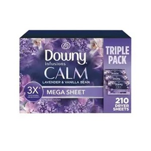 Downy Infusions Calm Lavender & Vanilla Bean Fabric Softener Dryer <b>Sheets</b> - Product Image 2