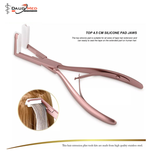 Pince à extensions capillaires de qualité chirurgicale en acier inoxydable pour pose à ruban, couleurs personnalisées, prix raisonnable – Le meilleur fournisseur - Product Image 4