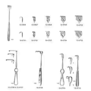 Ensemble d'instruments vétérinaires professionnel en acier inoxydable Weitlaner manuel 4.5 5.5 6.5 7 écarteurs à broches émoussés 3x4 chirurgicaux - Product Image 5
