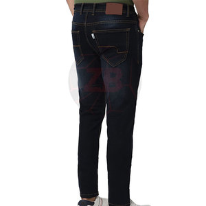 Pantalones de algodón 100% de calidad superior OEM para hombre, cómodos Pantalones rectos de cintura media de calle alta, diseño ligero de punto de talla grande - Product Image 3