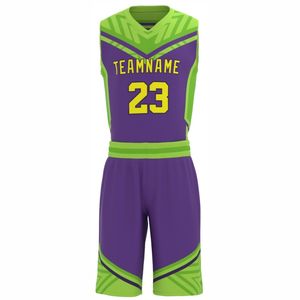 Uniforme de basket-ball de qualité supérieure tendance, entièrement personnalisé avec logo imprimé, respirant et antibactérien pour adultes - Product Image 2