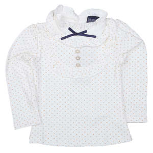Camiseta de manga larga para niñas - Blanca - Product Image 1