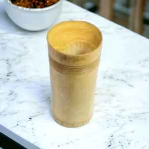 Precio al por mayor juego de beber de madera de bambú hecho a mano indio 1 jarra 2 vasos Ideal comedor elegante juego de beber de madera - Product Image 2