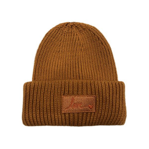 Venta caliente Stock 54 diferentes colores Popular Unisex liso acrílico Beanie logotipo personalizado deportes invierno gorro de punto - Product Image 2