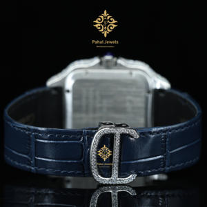 Montre mécanique à mouvement à quartz pour homme la plus vendue, style hip-hop, diamant moissanite VVS, logo personnalisé glacé, affaires - Product Image 3