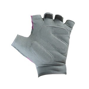 Guantes de Ciclismo de verano para hombre y mujer, guantes de ciclismo elásticos transpirables suaves acolchados con gel sin dedos y vibración rosa - Product Image 3