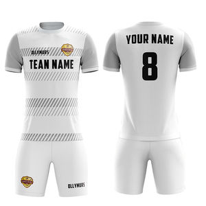 Uniforme de Fútbol para Hombre de Alta Calidad, Camiseta de Fútbol de Tela 100% Poliéster, Impresión por Sublimación Personalizada, Jersey de Fútbol con Logotipo del Equipo - Product Image 3