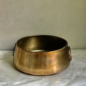 Cuenco de latón antiguo Vintage para Vela, tazón grande para decoración del hogar, uso de boda con asas, tazón de vela de alta calidad - Product Image 4