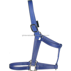 Licou de cheval en cuir épais et durable, Double couture, marron, sur mesure, collier de tête réglable en cuir, toutes tailles - Product Image 5