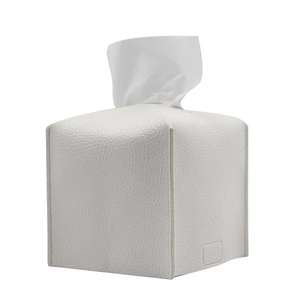 Cubierta de caja de pañuelos Funda de cuero con soporte cuadrado Moderna 2017 - Product Image 6