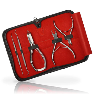 Kit d'outils de podologie en acier inoxydable, coupe-ongles robuste pour l'élimination des ongles incarnés PK - Product Image 5