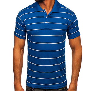 Vente en gros de polos vierges de haute qualité avec logo brodé personnalisé polos en coton unisexe personnalisés pour hommes, tenue décontractée - Product Image 5