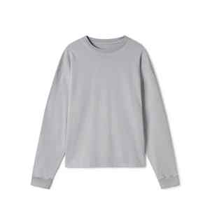 Sweat-shirt à col rond personnalisé 100% coton Sweat-shirt à col rond surdimensionné en molleton français Sweat-shirt uni Streetwear Sweat-shirt à col rond de luxe - Product Image 6