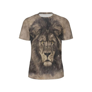 Camiseta sólida para hombre Causal O-cuello Tops de alta calidad Imprimir personalizado - Product Image 5