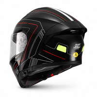 Casque de moto modulaire intégral en ABS homologué DOT, léger et aérodynamique, avec mentonnière relevable, pour la course urbaine et le tourisme (OEM/ODM)