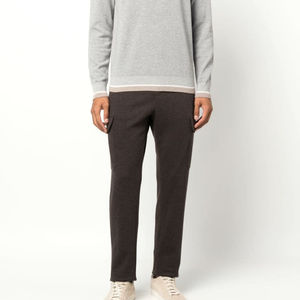 Pantalon de survêtement de jogging d'hiver chaud unisexe, tissu polaire doux, logo de broderie personnalisé, approvisionnement en gros d'usine - Product Image 2