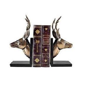 Ensemble serre-livres dessus et queue de lion finition pierre antique Serre Livres de Mode Support de Livre décoration modèle - Product Image 4