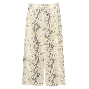 กระโปรงหนัง PU แบบผ่าหน้าสำหรับผู้หญิงกระโปรงหนังหรูหราสำหรับใส่ทำงานดีไซน์ใหม่ - Product Image 5