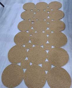 Nuevo diseño flor marrón ratán mantel cargador tejido a mano para mesa de comedor hecho en India Vietnam - Product Image 6